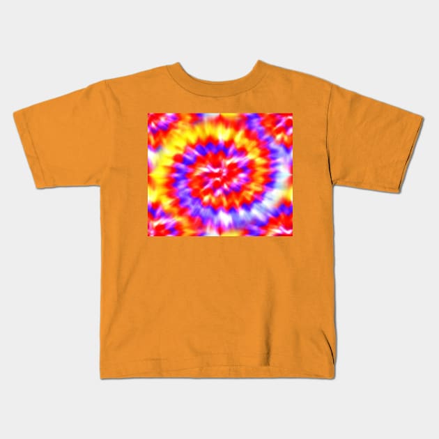 Tie Dye Kids T-Shirt by DragonTees